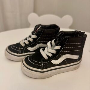 Toddler Vans 4c Black High-Top Sneakers